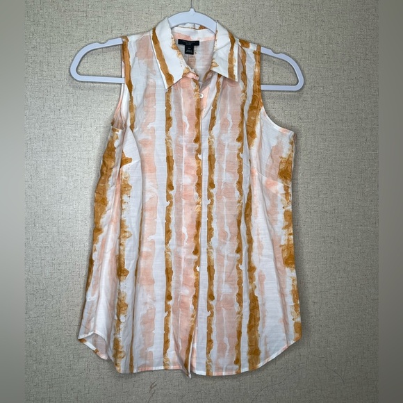 Ann Taylor Sleeveless Button Down New With Tag Size XSP - Picture 1 of 5